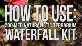 naturalistic terrarium waterfall kit