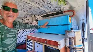 Budget Van Life Brilliance: Unbelievably Cheap and Creative Ideas in this TINY DIY Van Build!