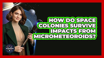 How Do Space Colonies Survive Impacts From Micrometeoroids? - Astronomy Made Simple
