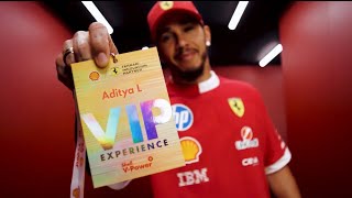 🏎️ Ferrari VIP Experience ft. Aditya Lal | Lewis Hamilton | Charles Leclerc | Formula One 