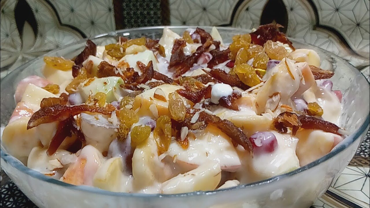 Cream Chaat Recipe | کریمی اور ٹھنڈی اسپیشل کریم چاٹ گھر پر آسان طریقے سے 😍