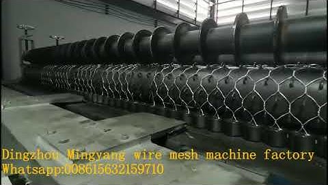 Advantages of heavy type gabion box making machine(Dingzhou Mingyang wire mesh machine factory)