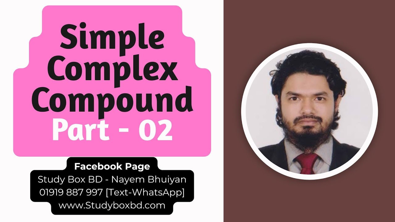 Simple, Complex and Compound (Part-02) - YouTube