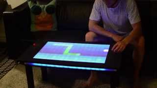 [Interactive LED Table] Multiplayer, 160 pixels, controlled by joysticks [HQ]
