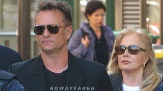 David Hallyday et Sylvie Vartan arrivent aux Obsèques de Nathalie Baye à Paris le 24 Avril 2026
