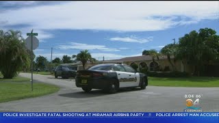 Police Investigate Fatal Shooting At Miramar Airbnb Party