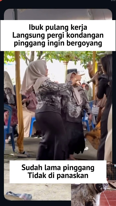 Pulang kerja pergi ke acara pesta dan ikut joget hiburan #shortvideos #shorts