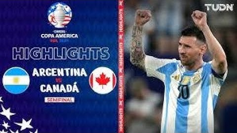 Argentina vs Canada Highlights. Copa America 2024