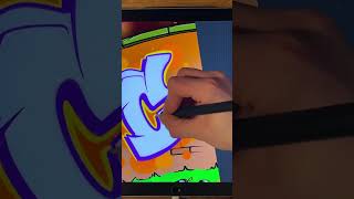 C - Graffiti Alphabet on Procreate