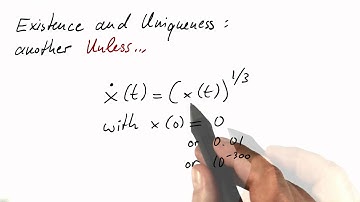 Another Unless - Differential Equations in Action
