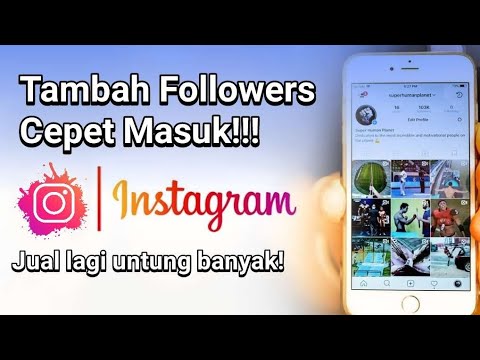 Cara Menambah Followers Instagram Gratis - Tanpa Password (Aman 100%) | Tutorial Kamu Bisa. 