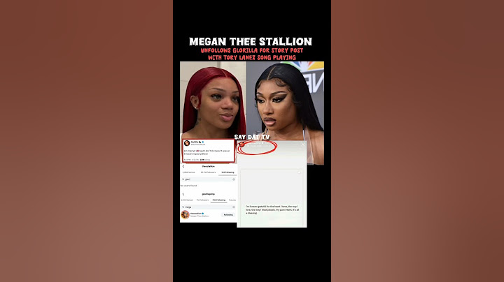 GloRilla Gets Unfollowed By Megan Thee Stallion Then Re-Followed 🤷🏾