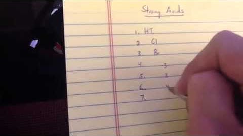 Chemistry 161: Easier Way to Remember Strong Acids