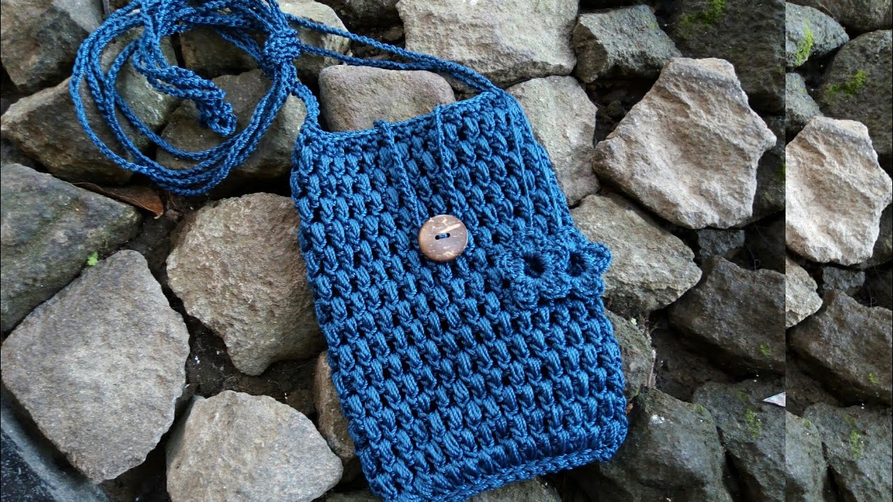  Tas  rajut  mini  Small Crochet Sling Bag YouTube