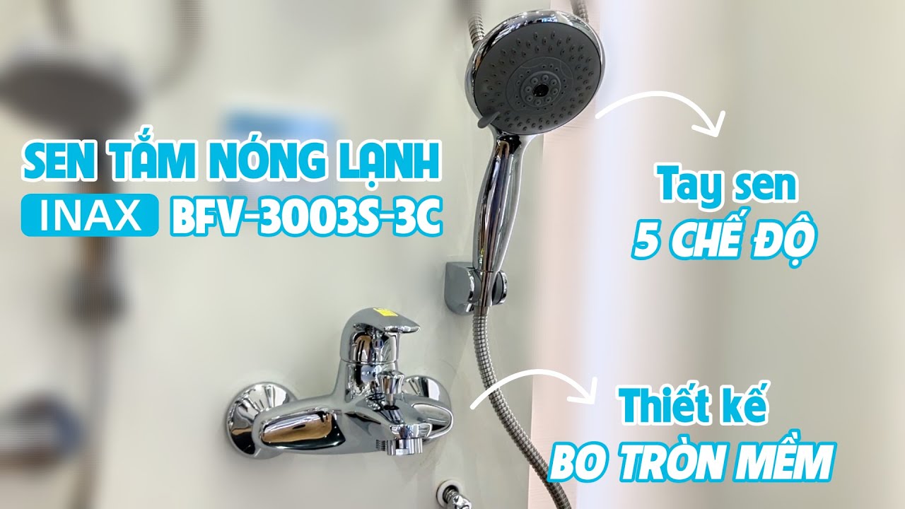 Bộ vòi sen tắm nóng lạnh INAX BFV-3003S-3C (BFV3003S3C)