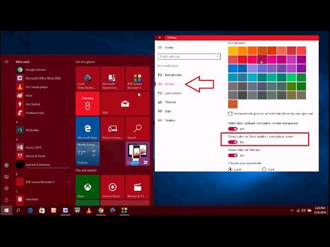 How To Change Start Menu Color in Windows 10 PC hqdefault