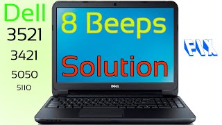 dell 8 beeps blank screen solution|dell laptop 8beep solution display failure|no display dell 8 beep