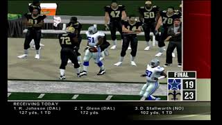 ESPN NFL 2K5 Saints vs Cowboys