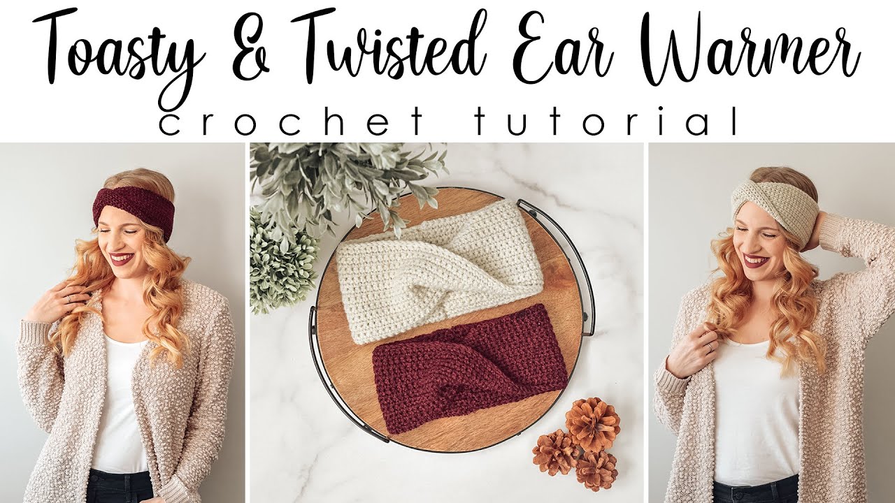 Toasty & Twisted Ear Warmer - Free Crochet Pattern - The Turtle Trunk