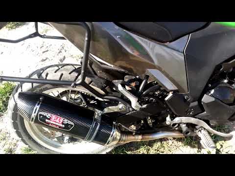 Kawasaki versys x 300 with yoshimura R77 slip on with DB killer replica (real carbon) @hakan624