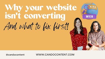 Why your website isn’t converting (and what to fix first)