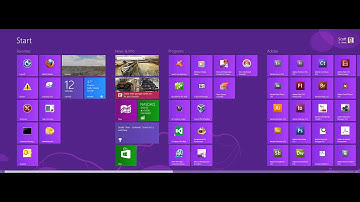 How to organize the Start screen in Windows 8
