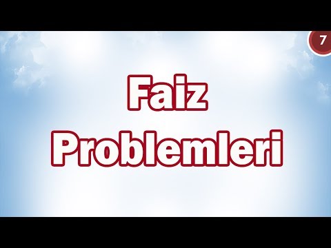 Faiz Problemleri 7. Sınıf Matematik | CANLI