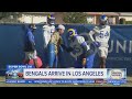 Cincinnati Bengals arrive in Los Angeles ahead of Super Bowl | Rush Hour