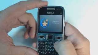 Nokia E72 factory reset screenshot 1