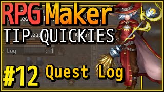 RPG Maker Tip Quickies - Quest Log Item