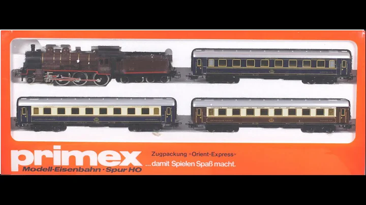 Primex "Orient Express" on My New Märklin M-track Analog Test Track