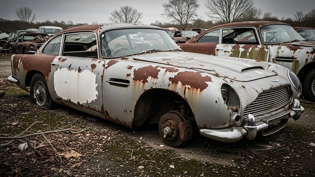 ASMR Car Restoration 1964 Aston Martin DB5 Full Rebuild From Rust to Iconic Supercar Silver Birch