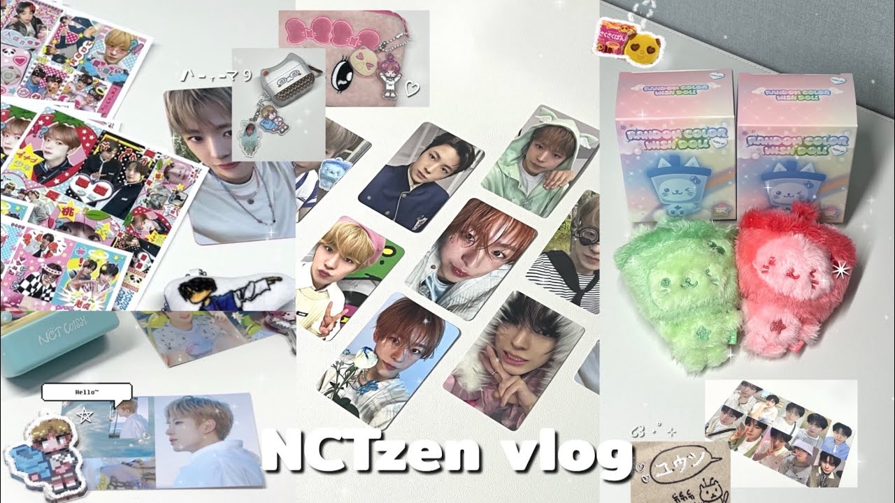 [시즈니 브이로그] 분명 포카 욕심이 없었는데 말이죠 🐚 | 준등기깡 | 윗부부깡 | 포카마켓 | 사쿠사쿠판다 | 스티커깡