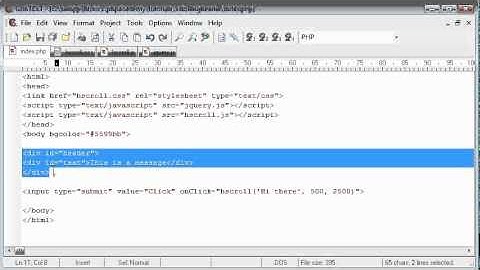 jQuery Tutorial: Scroll-down Twitter Style Information Header (Part 2)