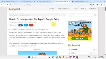 How Do I Fix Unsupported File Type In Gdrive