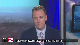 Utica firefighter fired following lewd act allegations