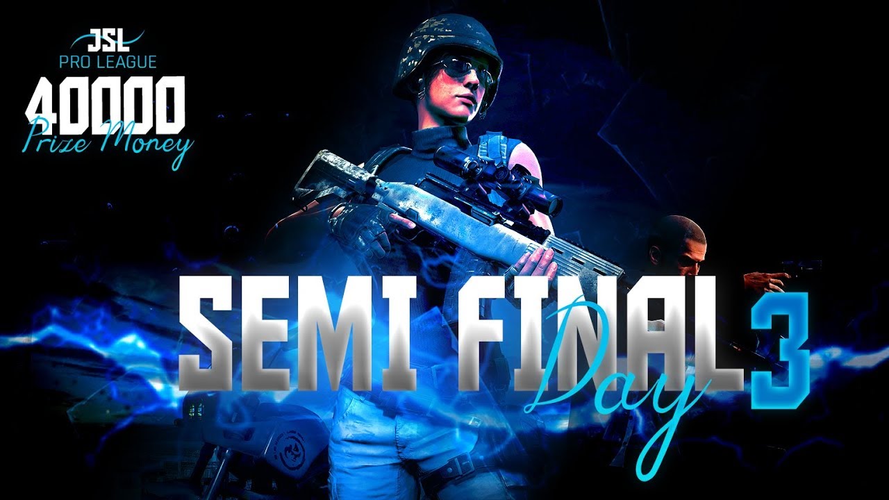 JSL PRO LEAGUE SEMI-FINAL DAY 3 PUBG MOBILE LIVE |【Bi】NimrodYT