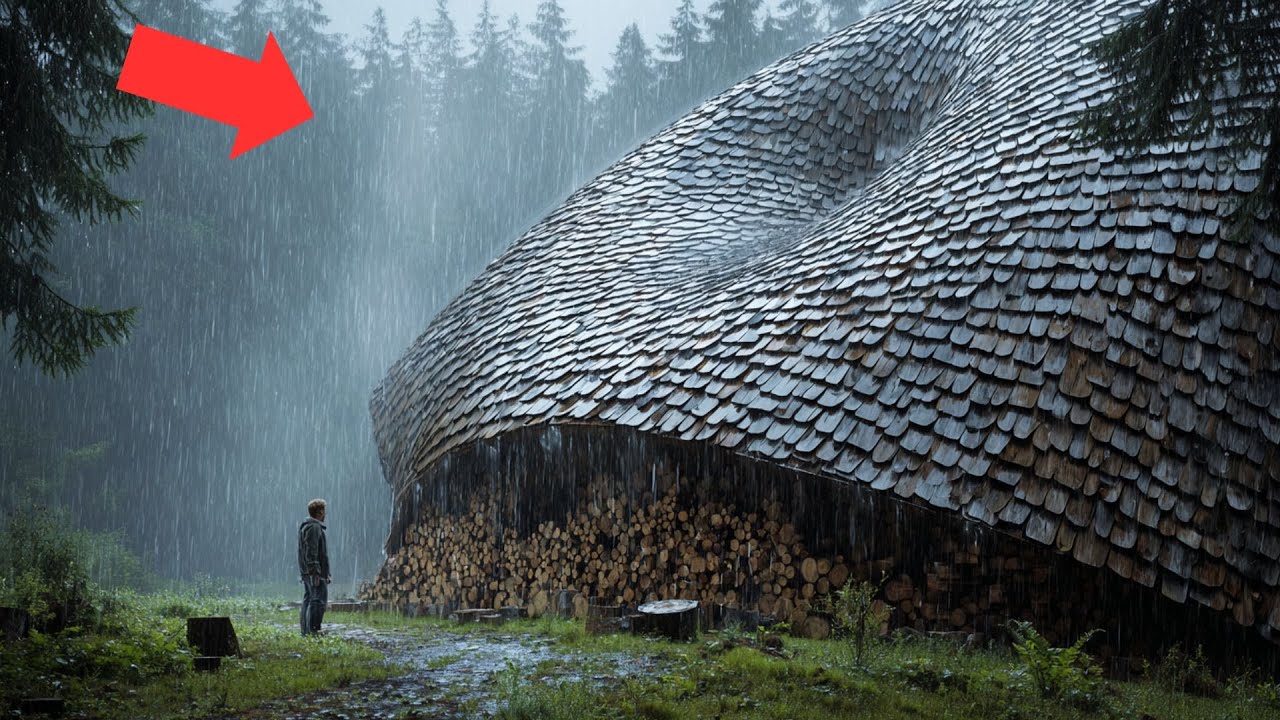 Die Nachbarn hielten sein schuppenverkleidetes Haus für dumm — bis sein Brennholz nie nass wurde.