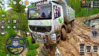 12 Wheeler Truck Driving In Heavy Muddy Offroad | Bus Simulator Indonesia | Bussid Mods Update 