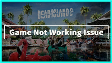 Dead Island 2 Game Not Working Issue