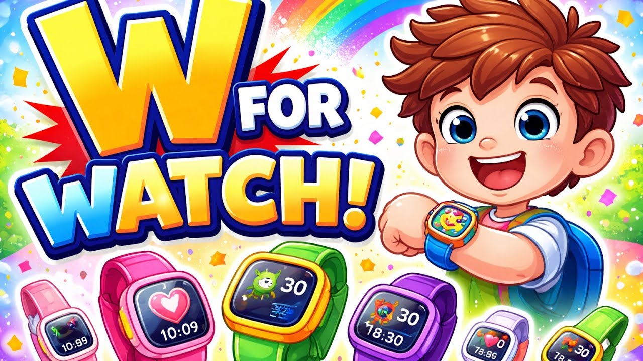 Learn Letter W | W for Watch | ABCD for Kids”