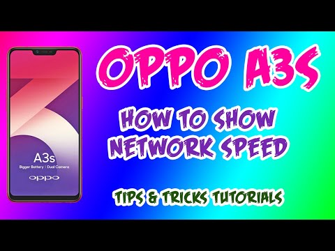 OPPO A3S TIPS U0026 TRICKS - 01 Show Network Speed