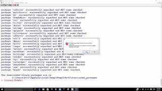 Rcmdr Installation Windows for Stat 3311