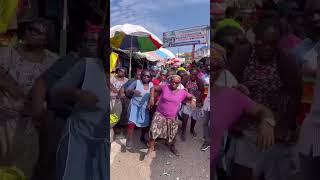 @BurnaBoy City Boys Challenge By Markola Market Women in Ghana 🇬🇭, Accra. #burnaboy
