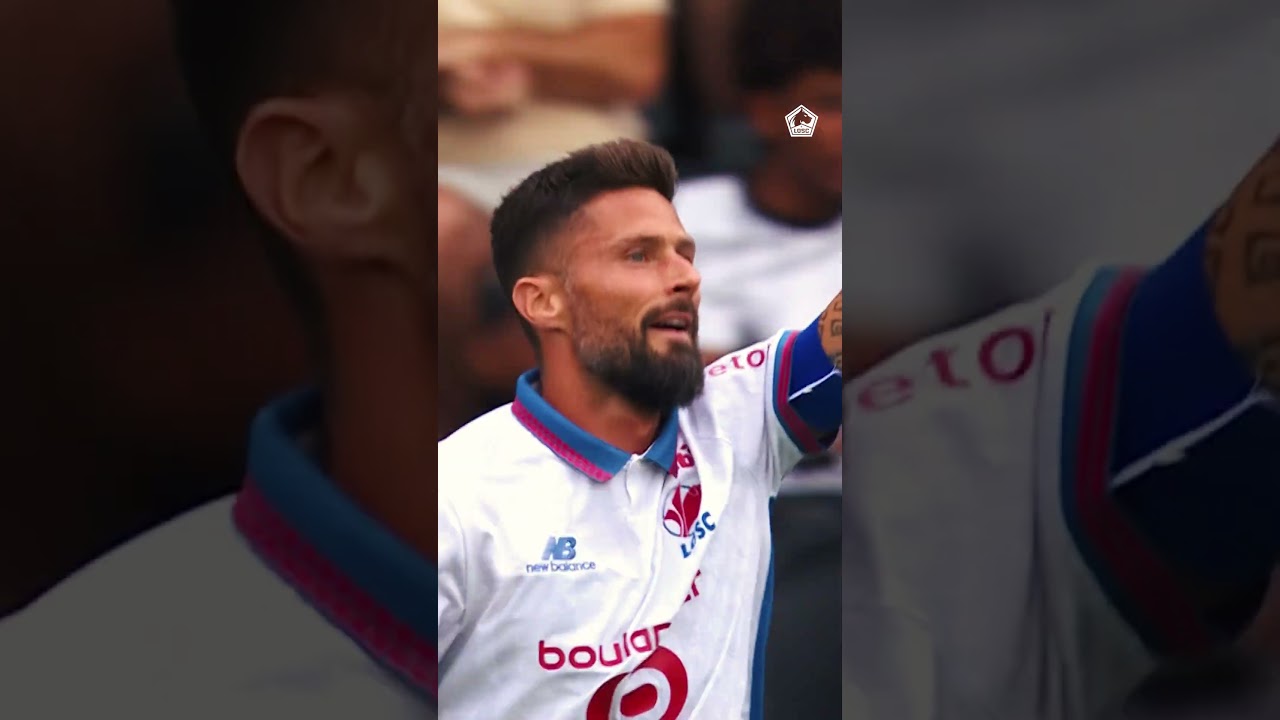 Olivier Giroud, premier buteur du LOSC cette saison 🥇💥