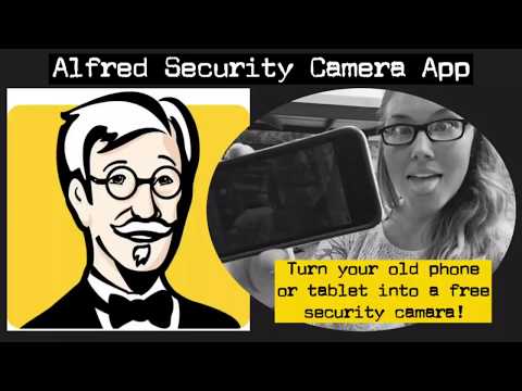 Free Security Camera Setup | Alfred App | Busy Life Hack