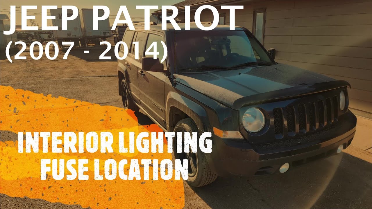 Jeep Patriot Interior Ceiling Lights Fuse Location 2007 2017 You