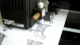 infrared position cutting plotter.mp4