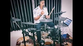 MUNAJAT CINTA - T.R.I.A.D #belajar #drumcover #latihan #airport #kemenhub #laguviral #kaltim