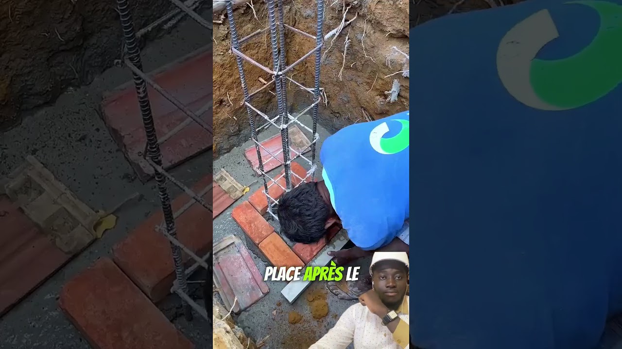 Coffrage verticale en brique  